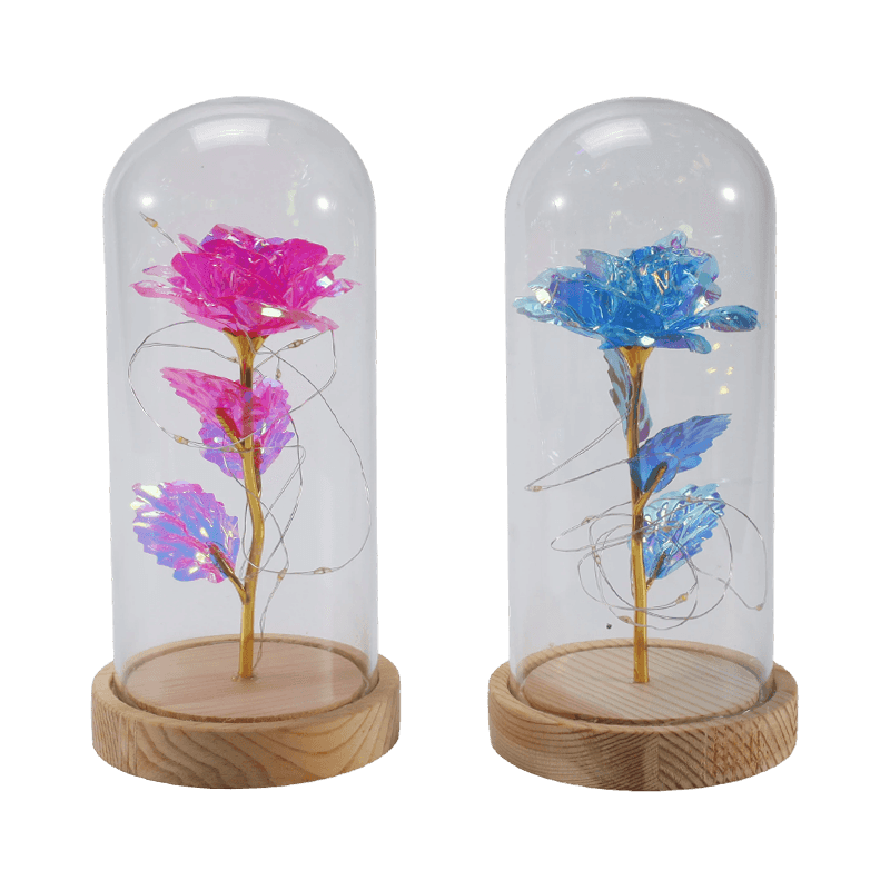 Galaxy Cloche svjetlo od ružičastog stakla (sa/bez medvjedića, više boja)